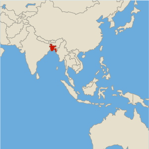 Map of Bangladesh