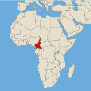 Cameroon map