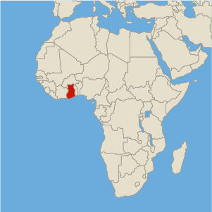 Ghana map