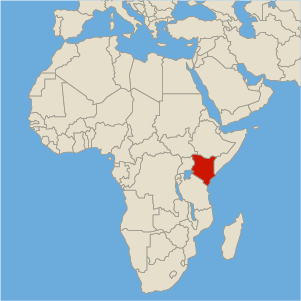 Kenya map