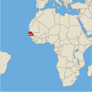 Senegal map